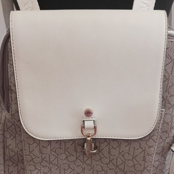 Great Condition Ivory Calvin Klein Mini Backpack - Picture 1 of 7